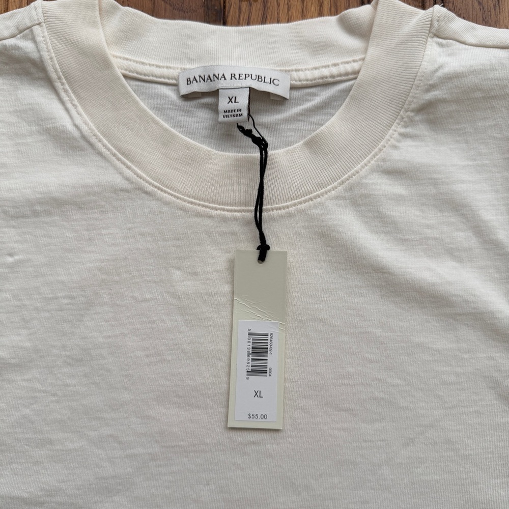 Banana Republic Crew Tee XL Mens - Picture 2 of 10